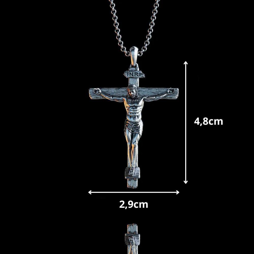 Colar Crucifixo Jesus Cristo - A Crucificação