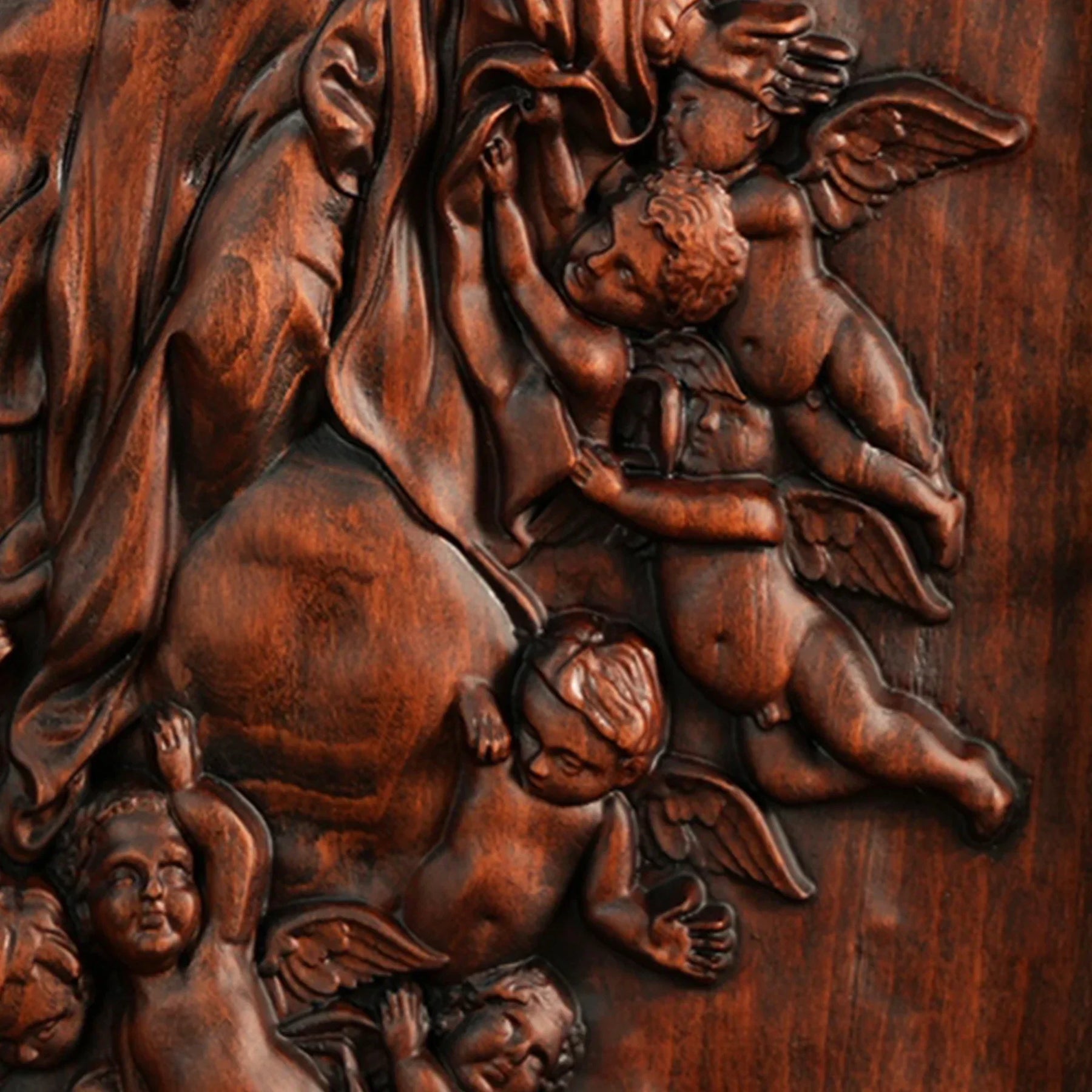 Quadro Imaculada Conceição em Madeira