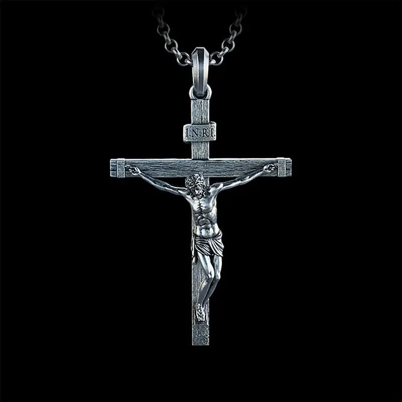 Crucifixo Jesus Cristo em Prata 925k - LANÇAMENTO 2025