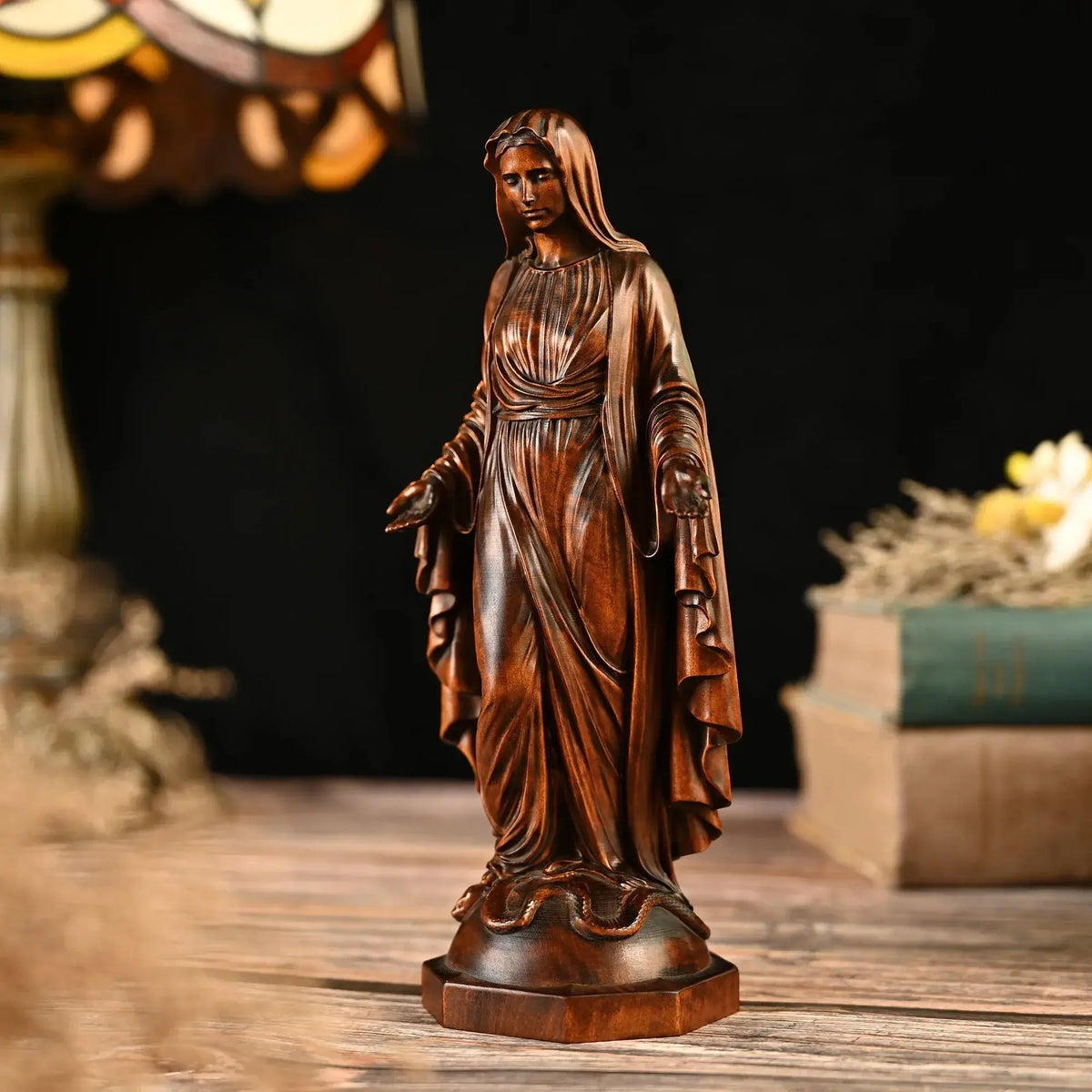 Imagem Virgem Maria em Madeira