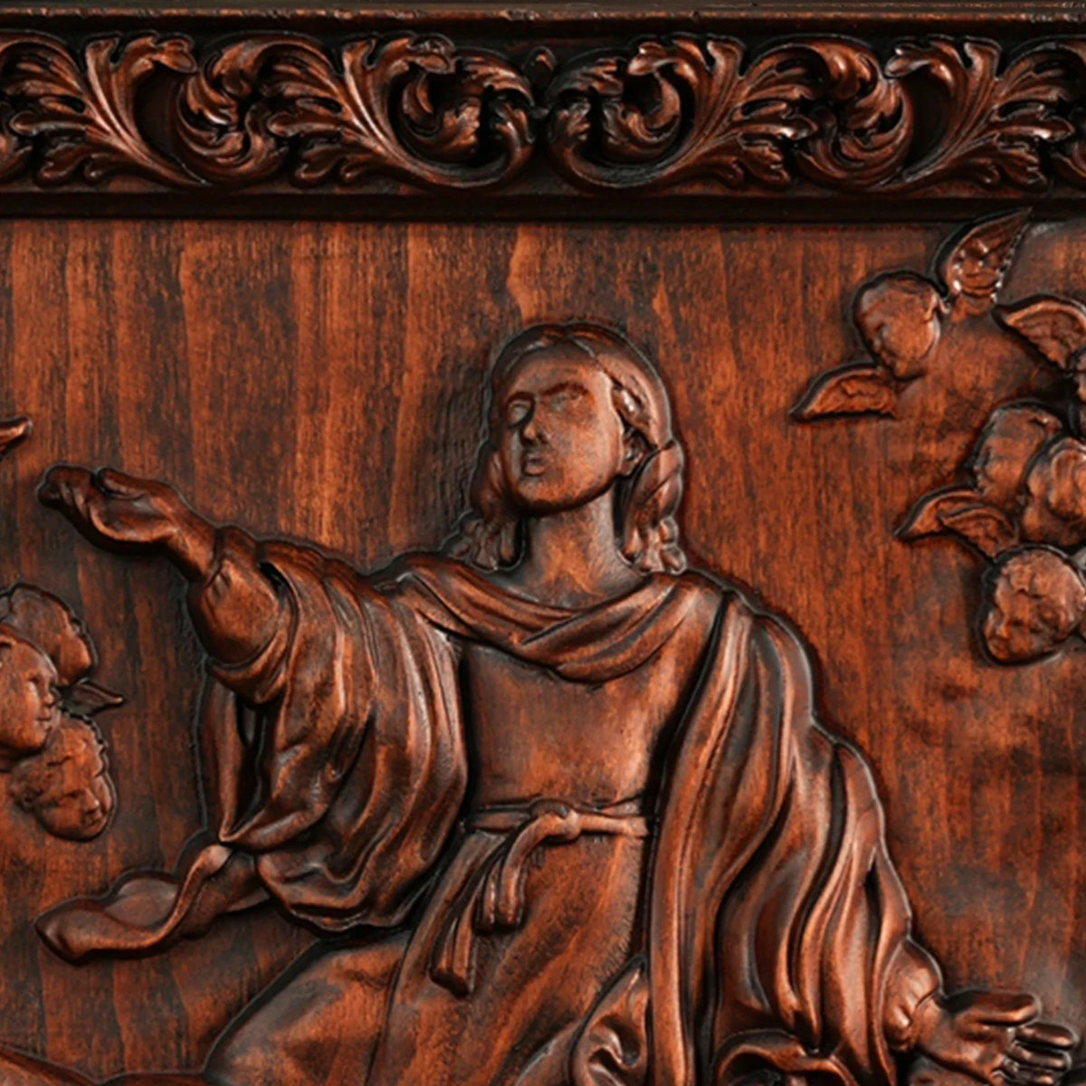 Quadro Imaculada Conceição em Madeira
